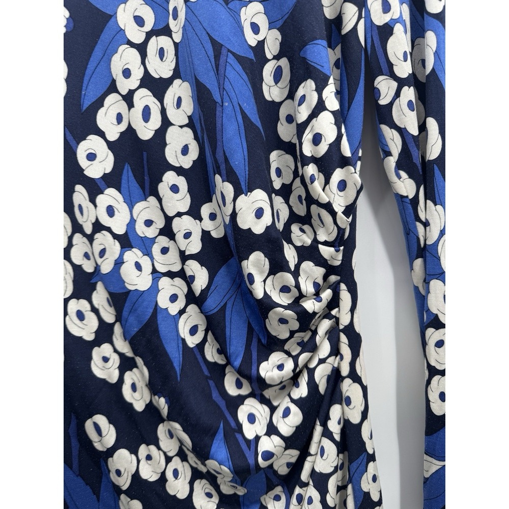 Vintage Averardo Bessi Womens 100% Silk Dress Large 10 Floral Italy Luxury Bloom - Picture 9 of 16